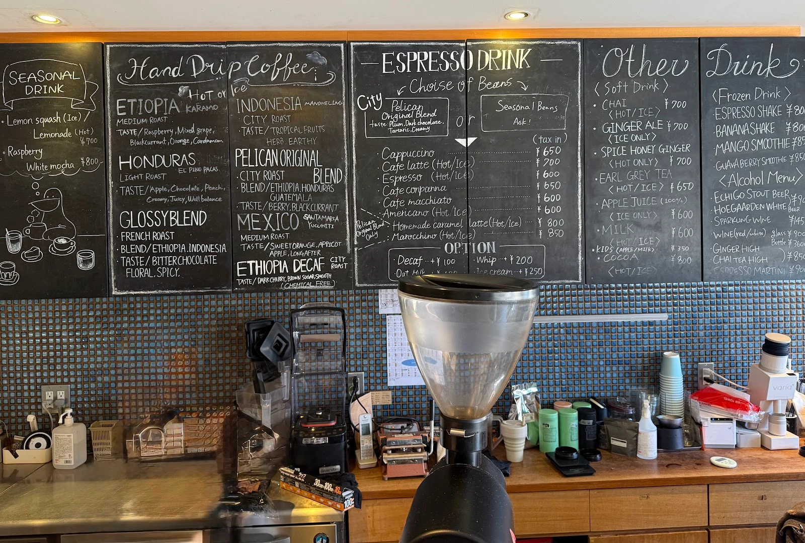 pelican coffee 菜单照片 2